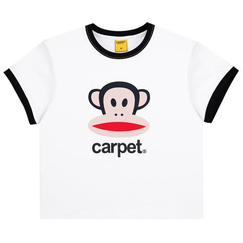 CARPET COMPANY PAUL FRANK GIRLS TEE WHITE