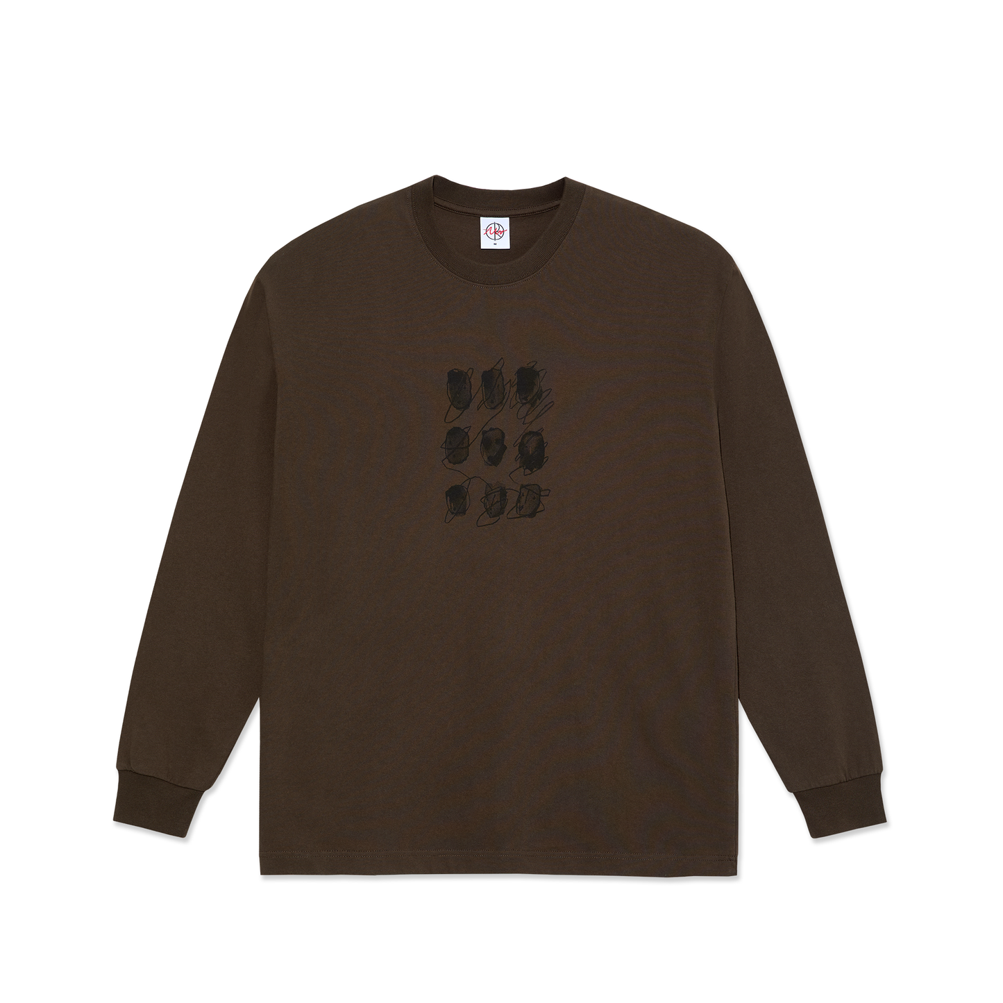 POLAR SKATE CO SEQUENCE LS TEE BROWN