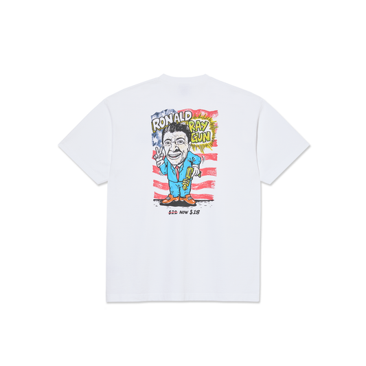 POLAR SKATE CO RAY GUN TEE WHITE