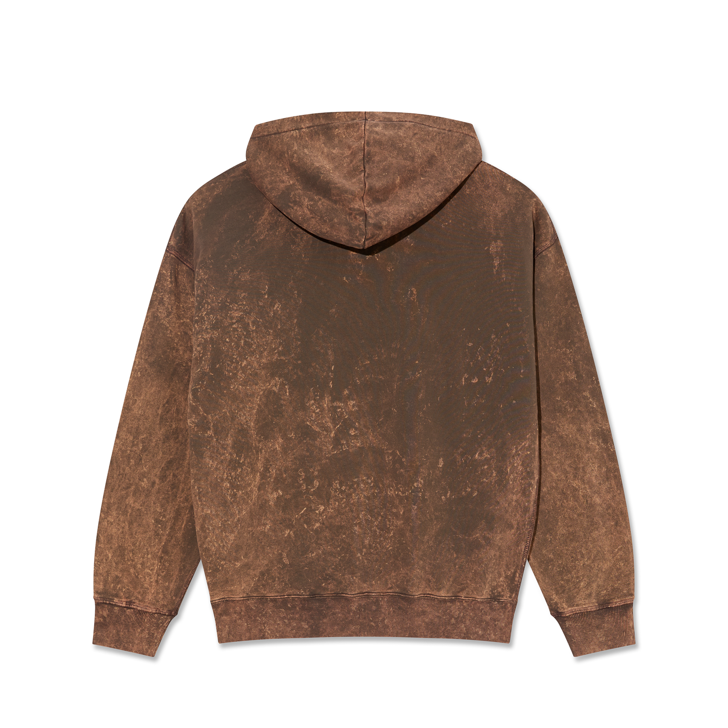 POLAR SKATE CO ACID FRANK HOODIE BROWN