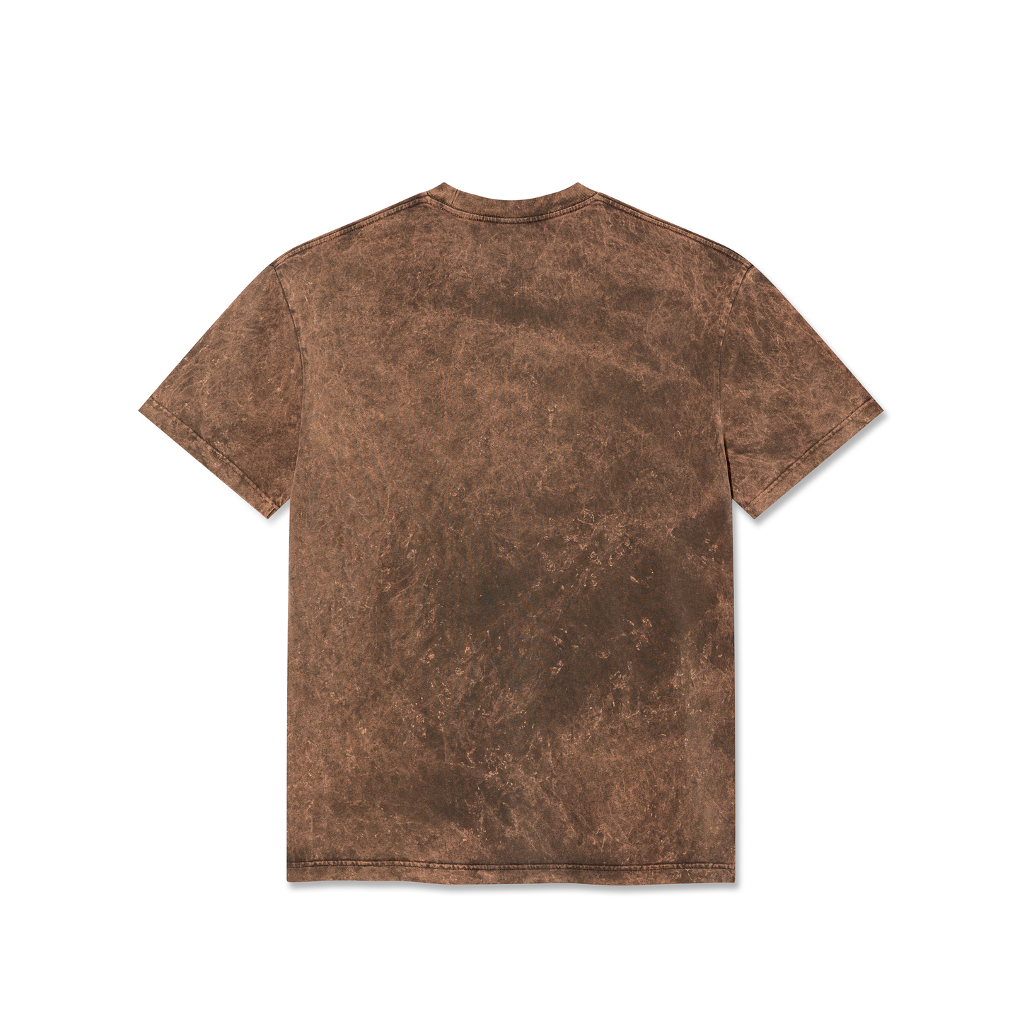 POLAR SKATE CO ACID TEE DARK BROWN