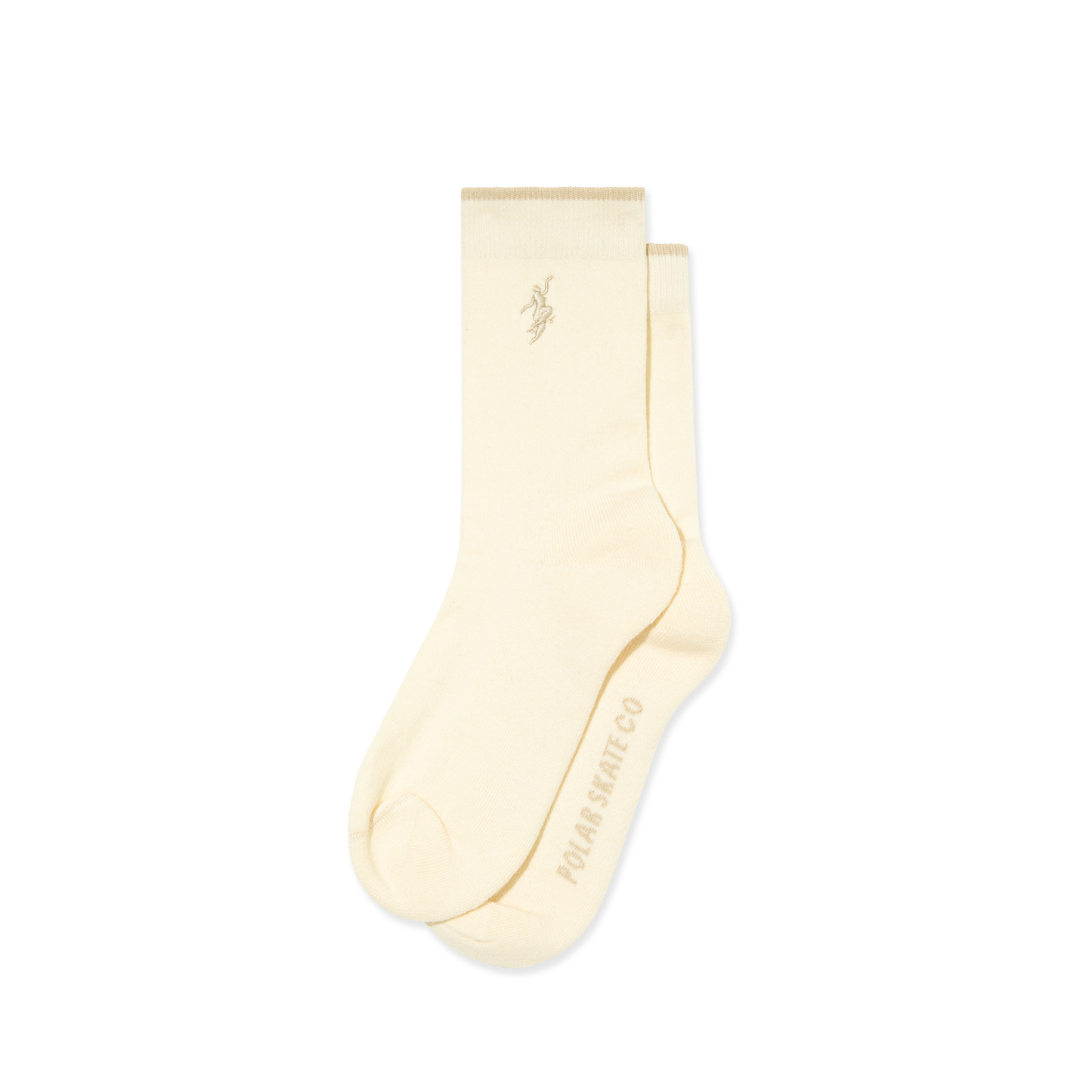 POLAR SKATE CO BUSINESS SOCKS NO COMPLIES FOREVER CLOUD WHITE