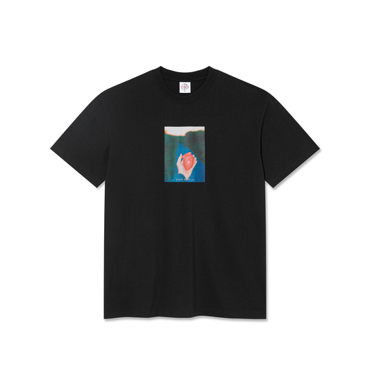 POLAR SKATE CO HEART IN HAND TEE BLACK