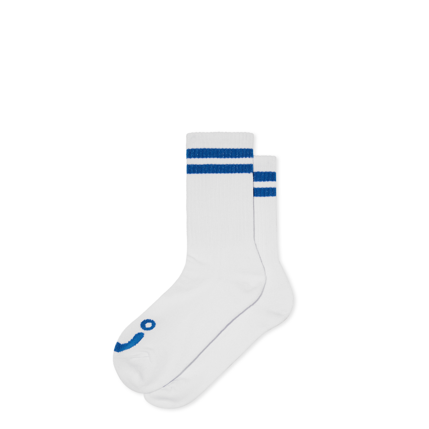 POLAR SKATE CO HAPPY SAD SOCKS WHITE