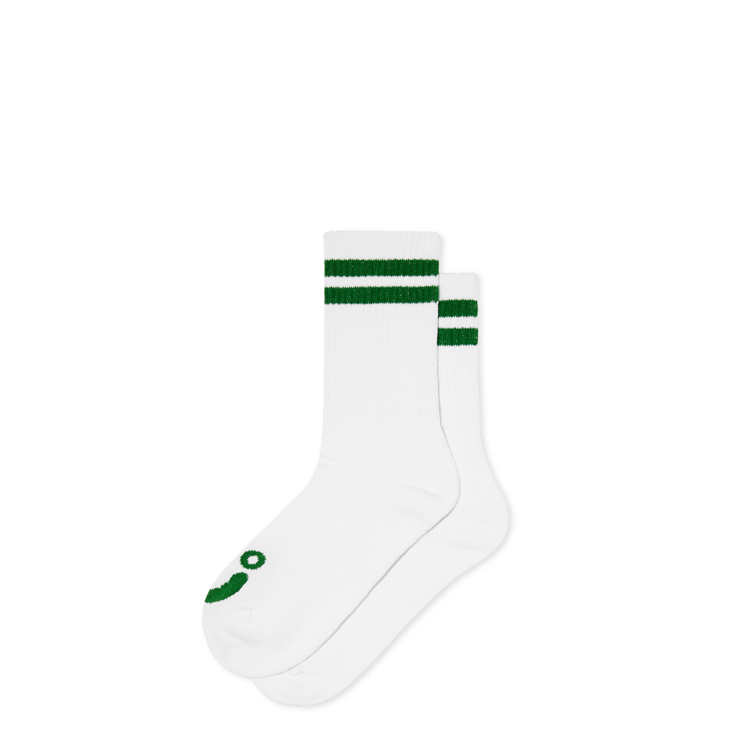 POLAR SKATE CO HAPPY SAD SOCKS WHITE