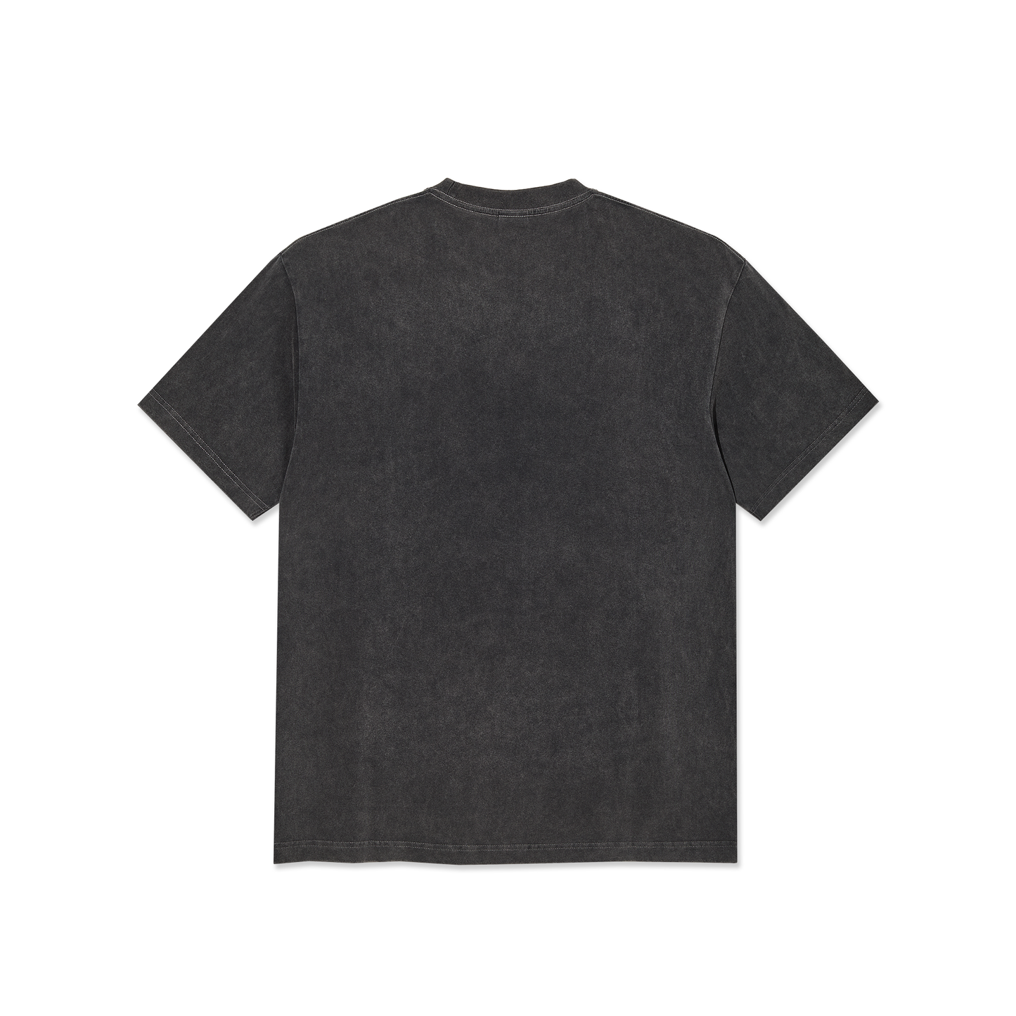 POLAR SKATE CO METAL LOGO TEE SILVER BLACK