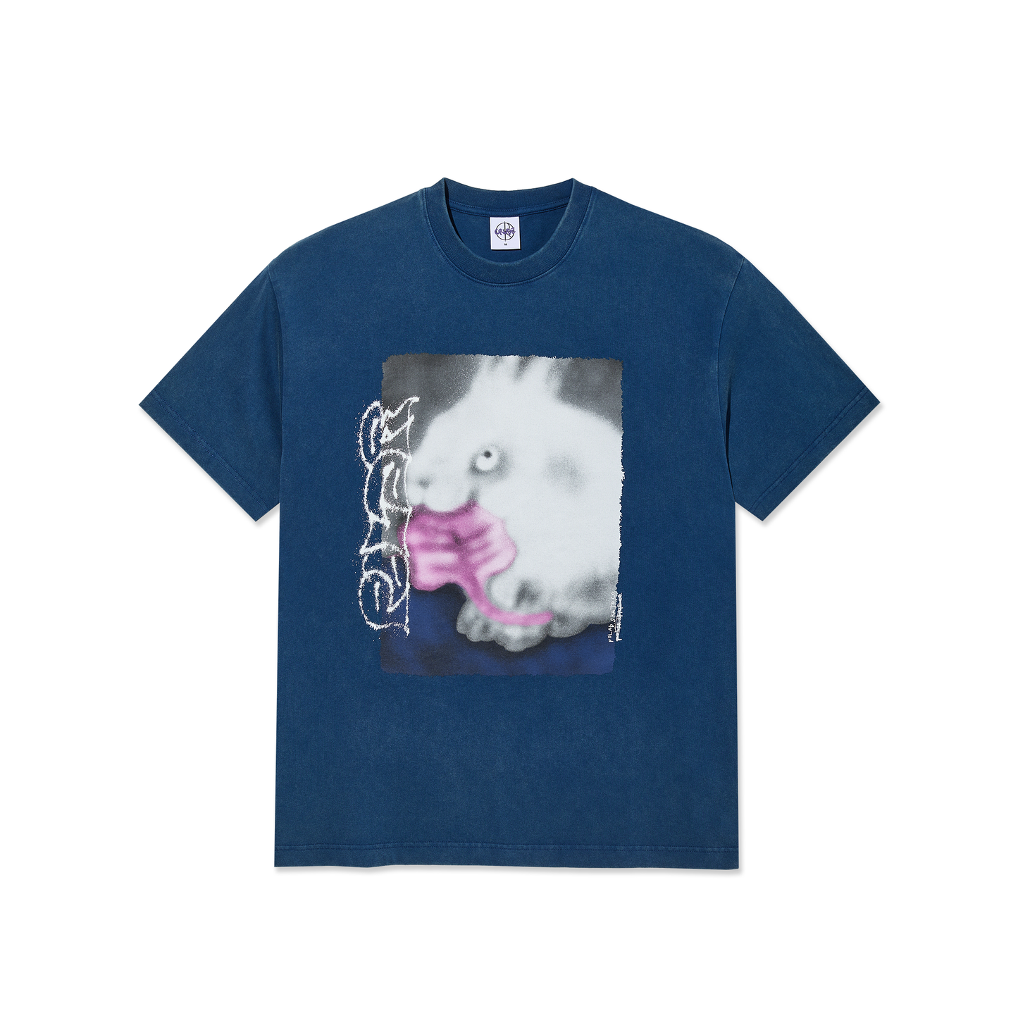 POLAR SKATE CO RABBIT TEE WASHED BLUE