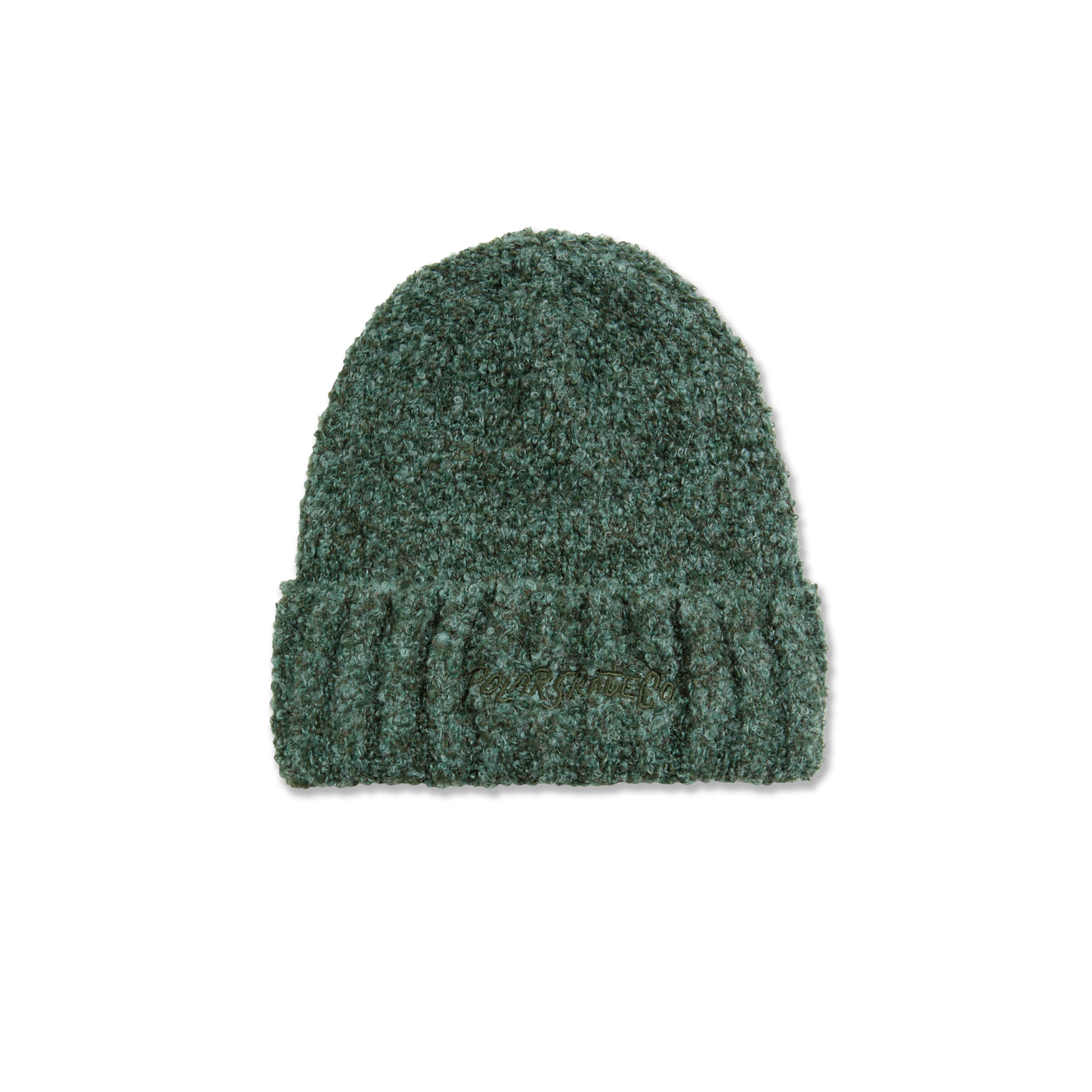 POLAR SKATE CO FLUFF BEANIE GREY GREEN