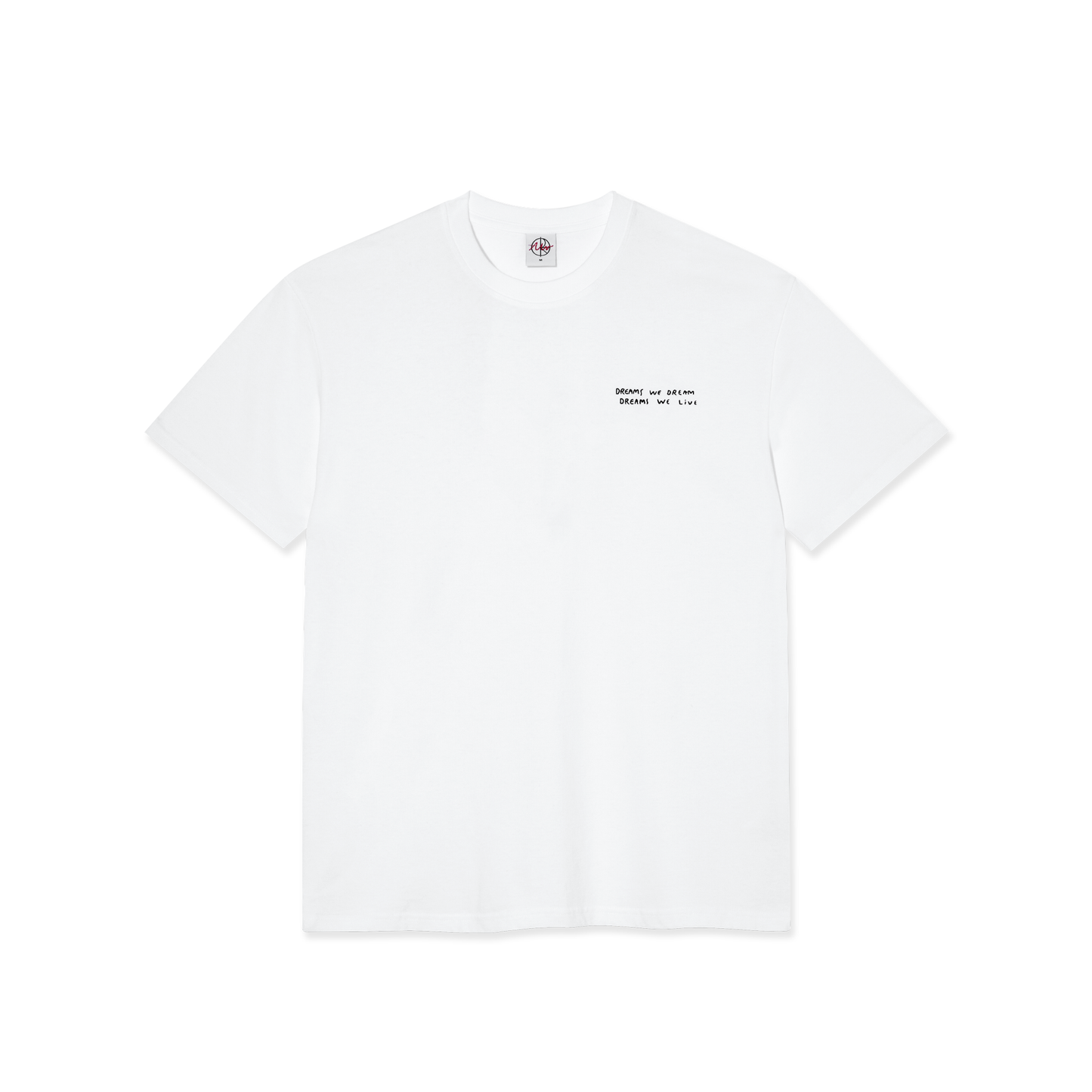 POLAR SKATE CO DREAMS WE DREAM TEE WHITE