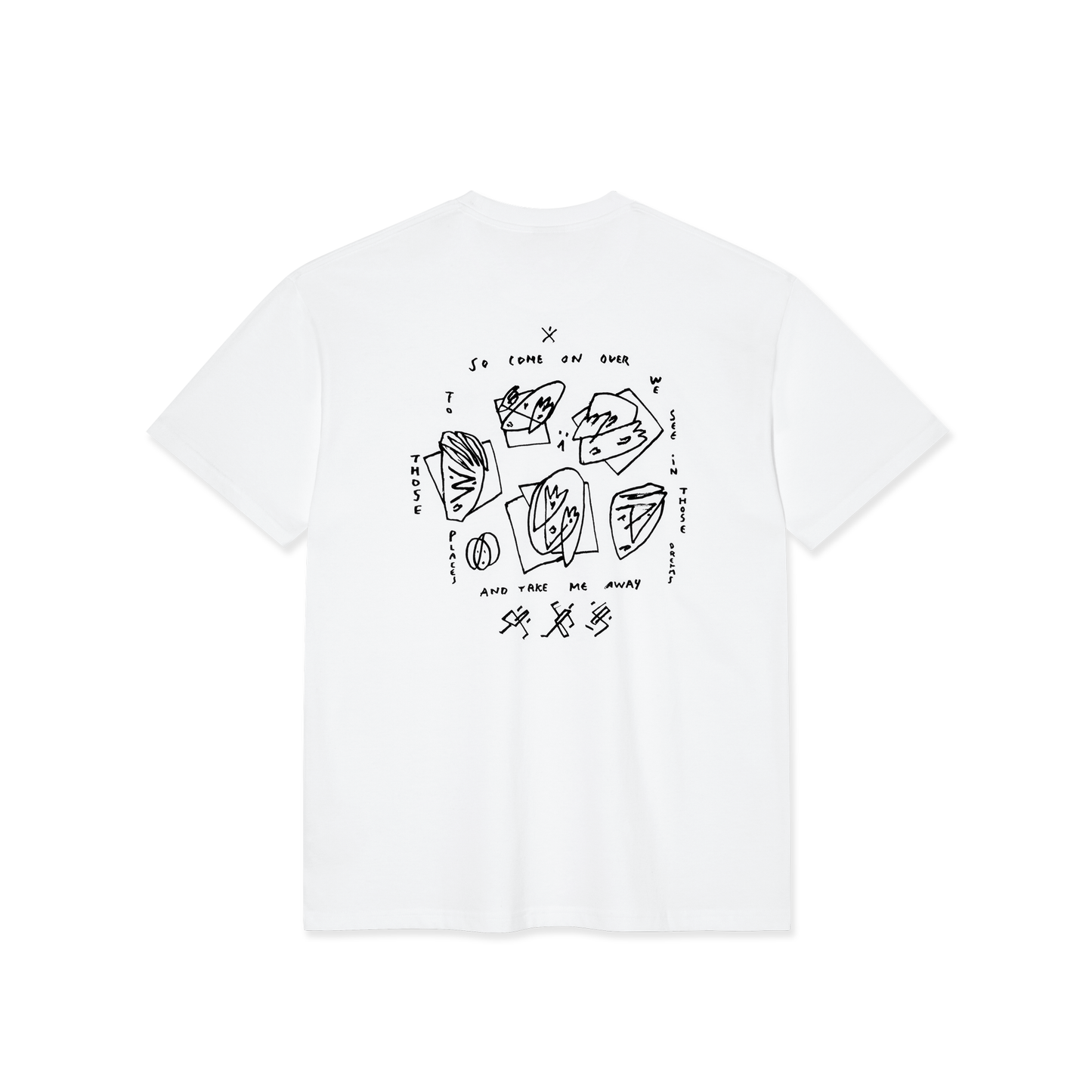 POLAR SKATE CO DREAMS WE DREAM TEE WHITE