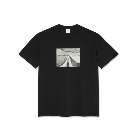 POLAR SKATE CO OPEN FIELDS TEE BLACK