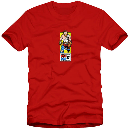 STRANGELOVE SKATEBOARDS APOCALYPSE DUDE TEE RED