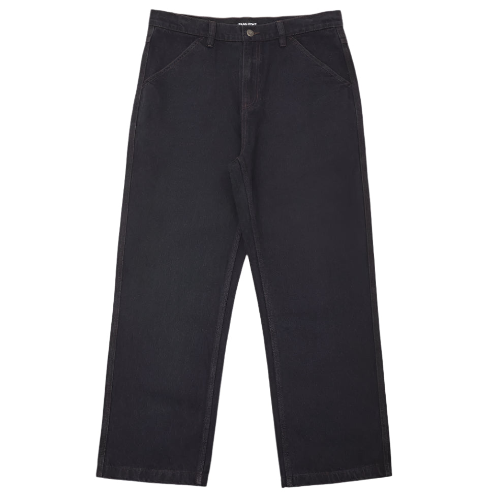 PASS~PORT WORKERS CLUB JEAN WASHED BLACK