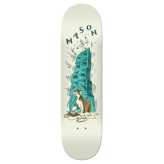 REAL SKATEBOARDS MASON RECORD SCRATCH DECK 8.28