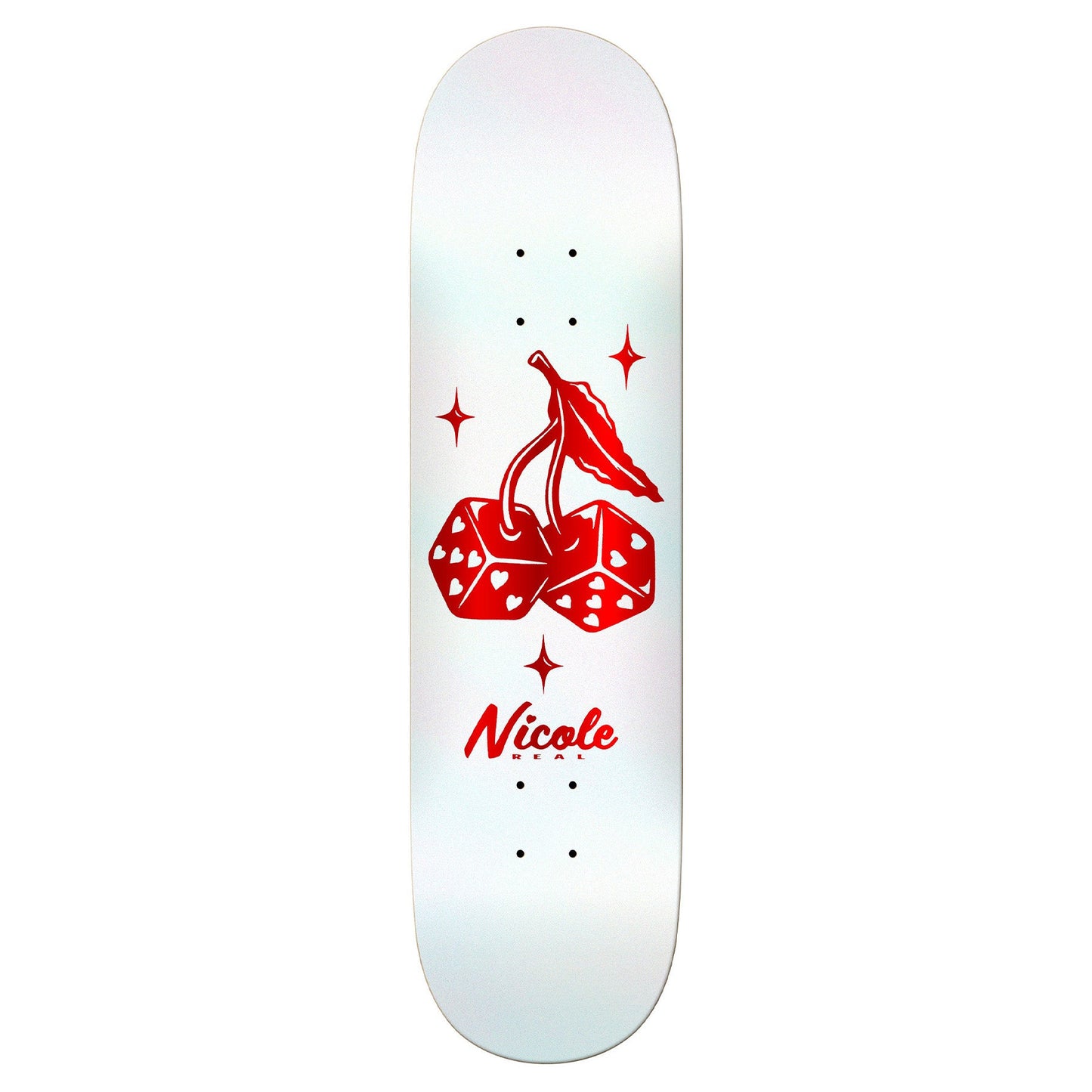 REAL SKATEBOARDS NICOLE HIGHROLLER TWIN NOSE DECK