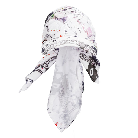 CARPET COMPANY RAG BANDANA HAT WHITE