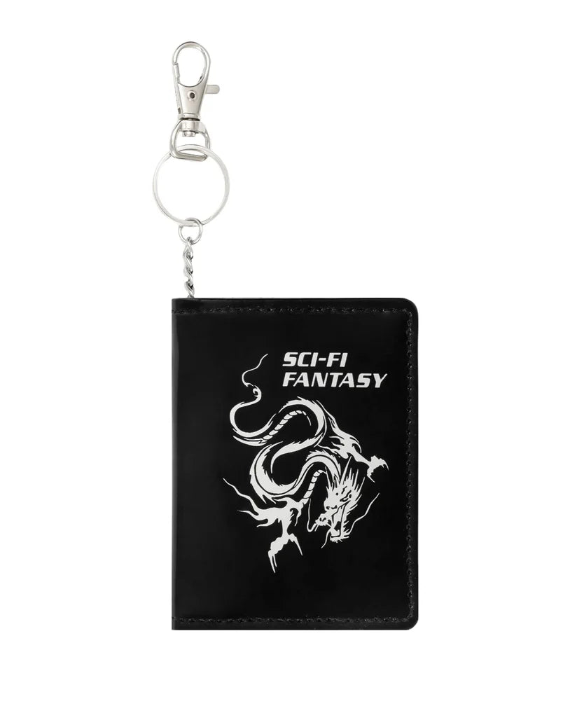 SCI-FI FANTASY DRAGON WALLET BLACK