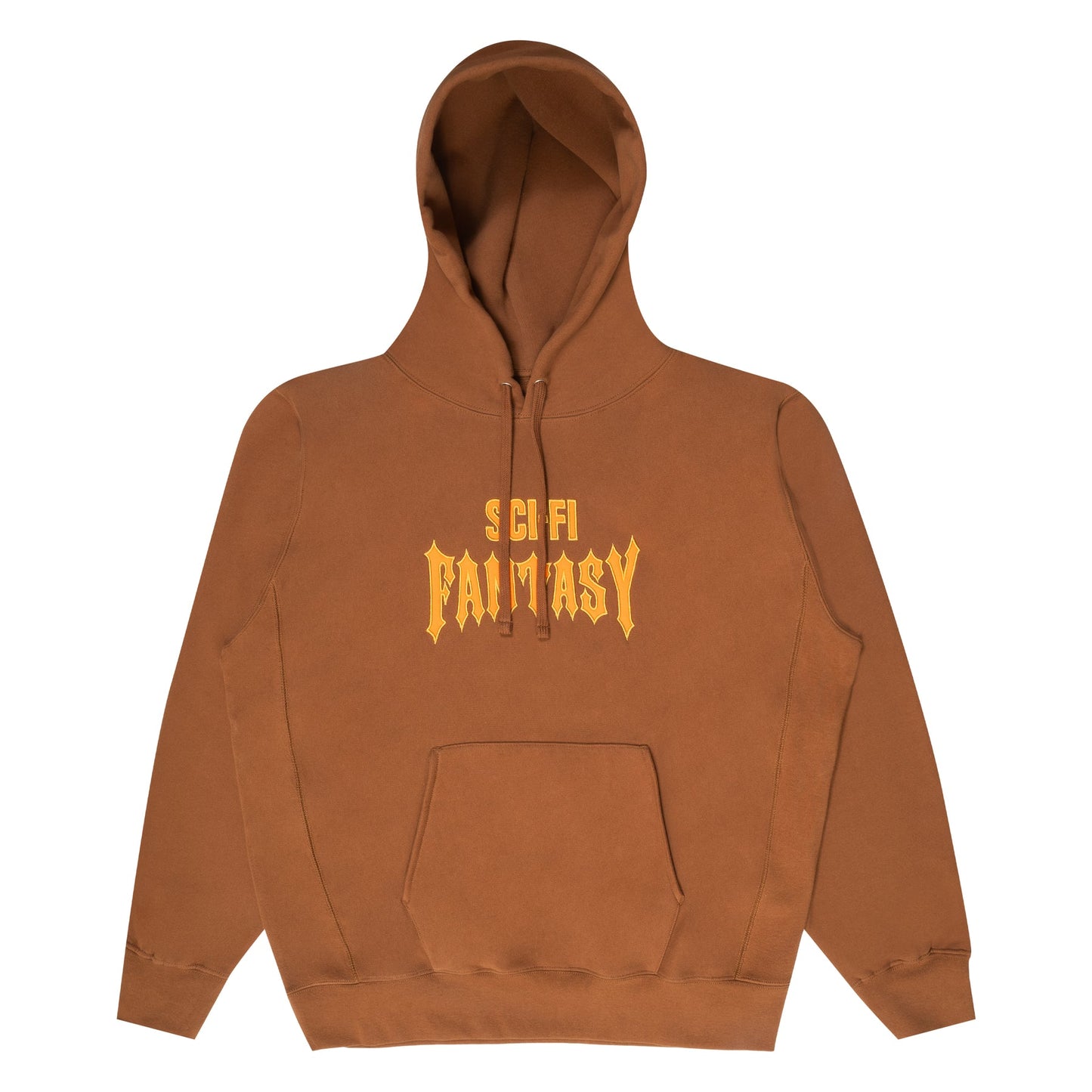 SCI-FI FANTASY BIKER HOODIE BROWN