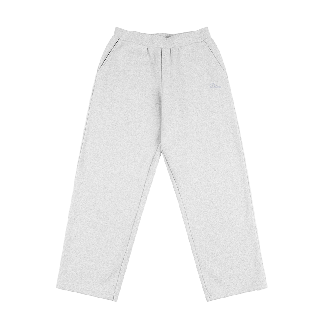 DIME MTL CURSIVE SMALL LOGO SWEATPANTS ASH GREY