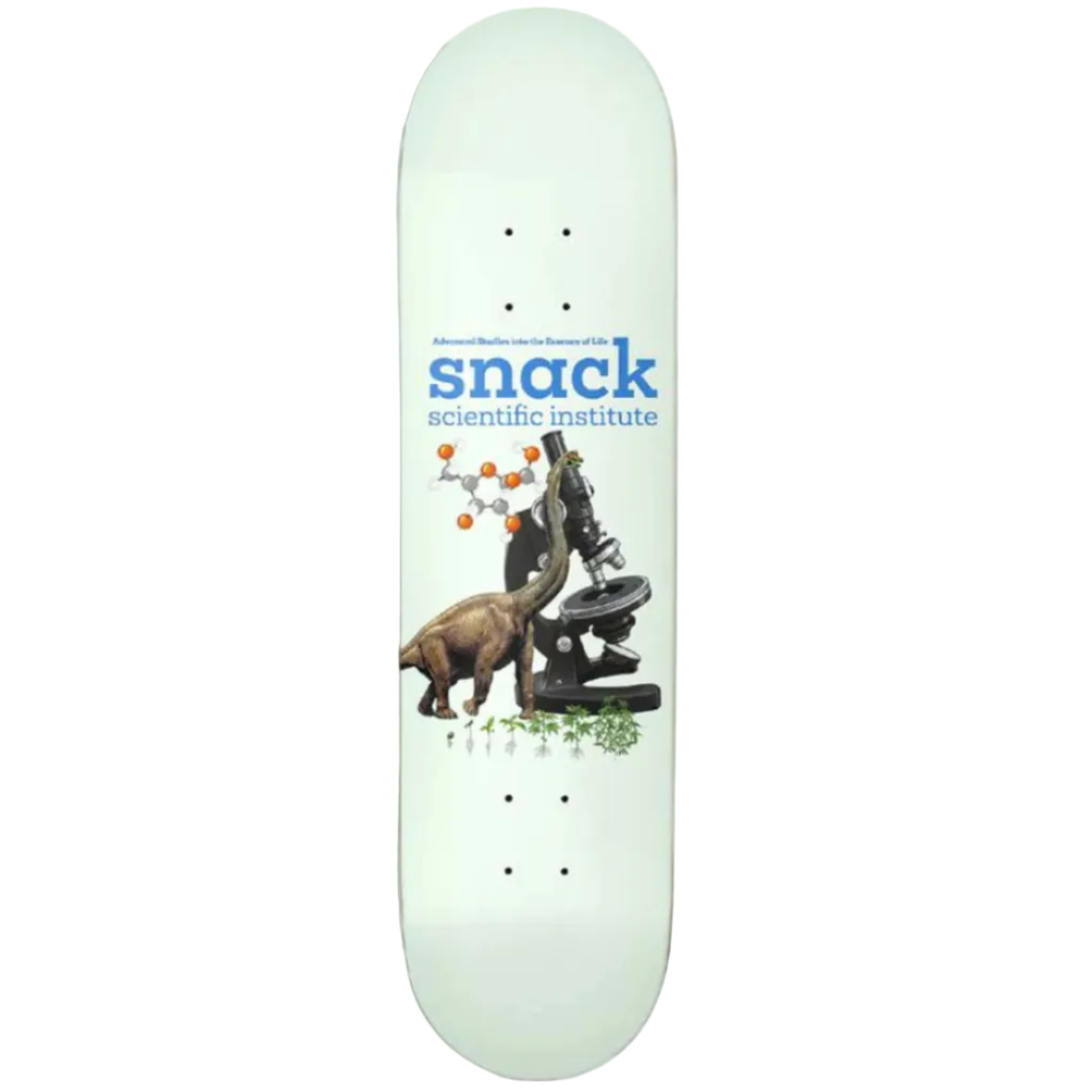 SNACK SKATEBOARDS SCIENTIFIC INSTITUTE DECK 8.1