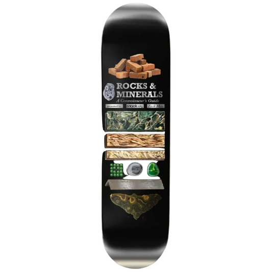 SNACK SKATEBOARDS ZACK MAY ROCKS & MINERALS DECK 8.25