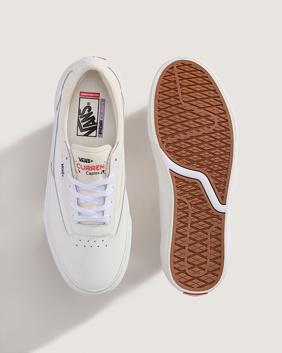 VANS SKATE CURREN CAPLES WHITE/WHITE