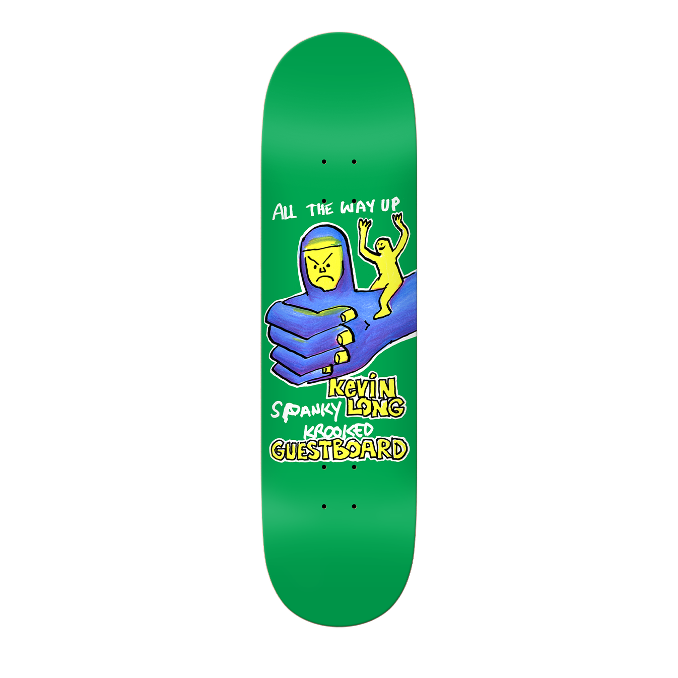 KROOKED SKATEBOARDS SPANKY GUEST DECK 8.25