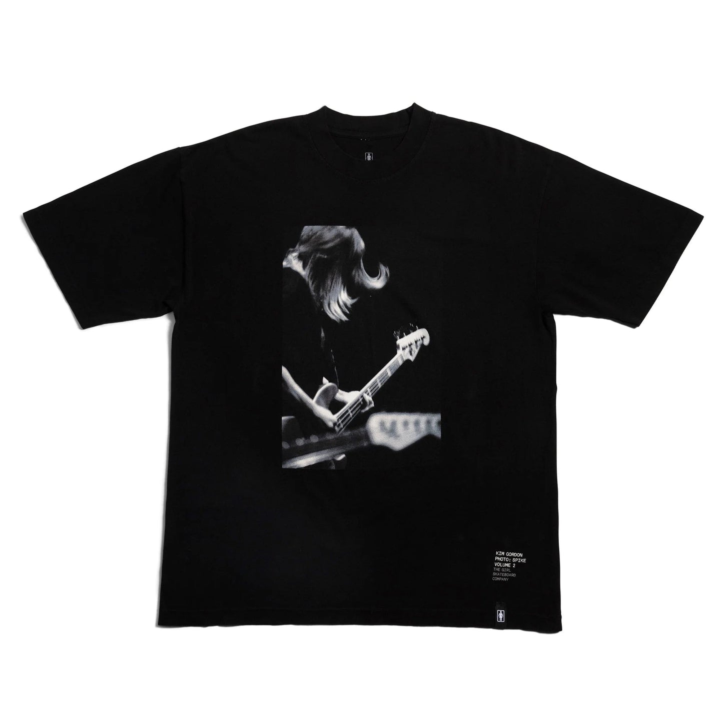 GIRL SKATEBOARDS KIM GORDON TEE BLACK