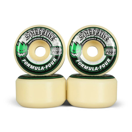 SPITFIRE WHEELS CONICAL 101 DURO GREEN PRINT SIZE VARIANT