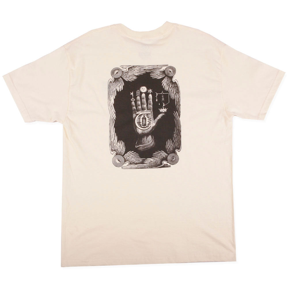 THEORIES SKATEBOARDS HAND OF THEORIES TEE CREAM