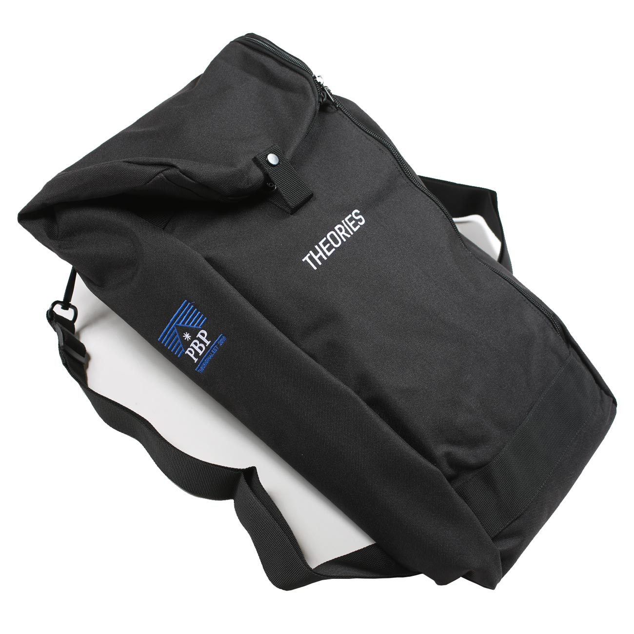 THEORIES X PITBULL PROPAGANDA 3 WAY SKATEBOARD DUFFEL BLACK