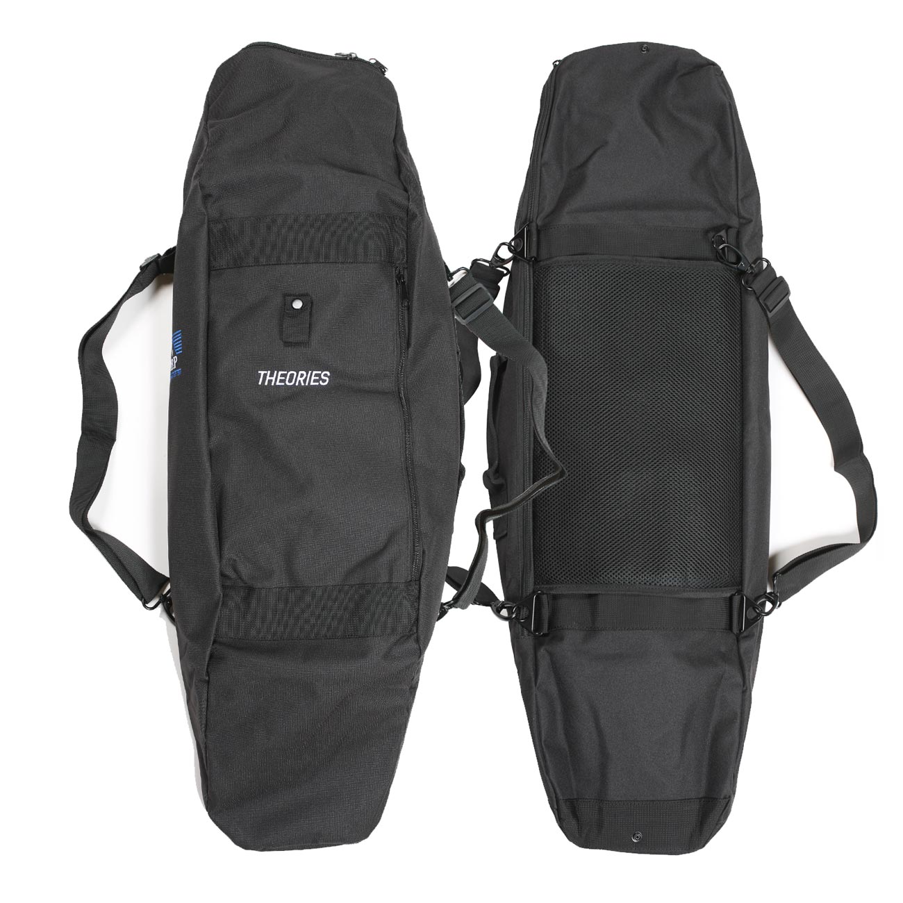 THEORIES X PITBULL PROPAGANDA 3 WAY SKATEBOARD DUFFEL BLACK