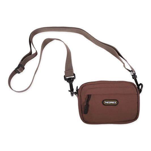 THEOREIS SKATEBOARDS RIPSTOP POINT AND SHOOT POUCH BROWN