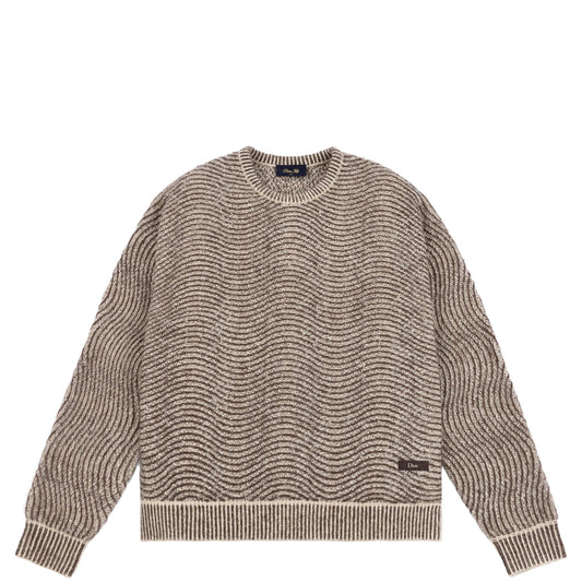 DIME MTL MOHAIR WAVE KNIT CAMEL