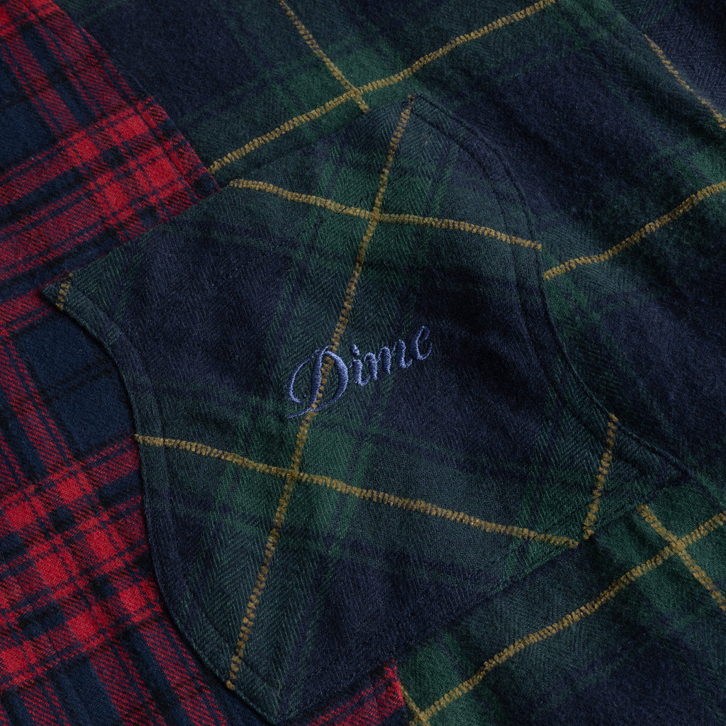 DIME MTL TRIPLE PLAID SHIRT MULTI