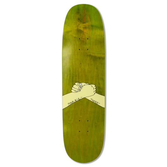 THERE SKATEBOARDS MARBIE DAPPED SLICK SHAPED DECK 8.5