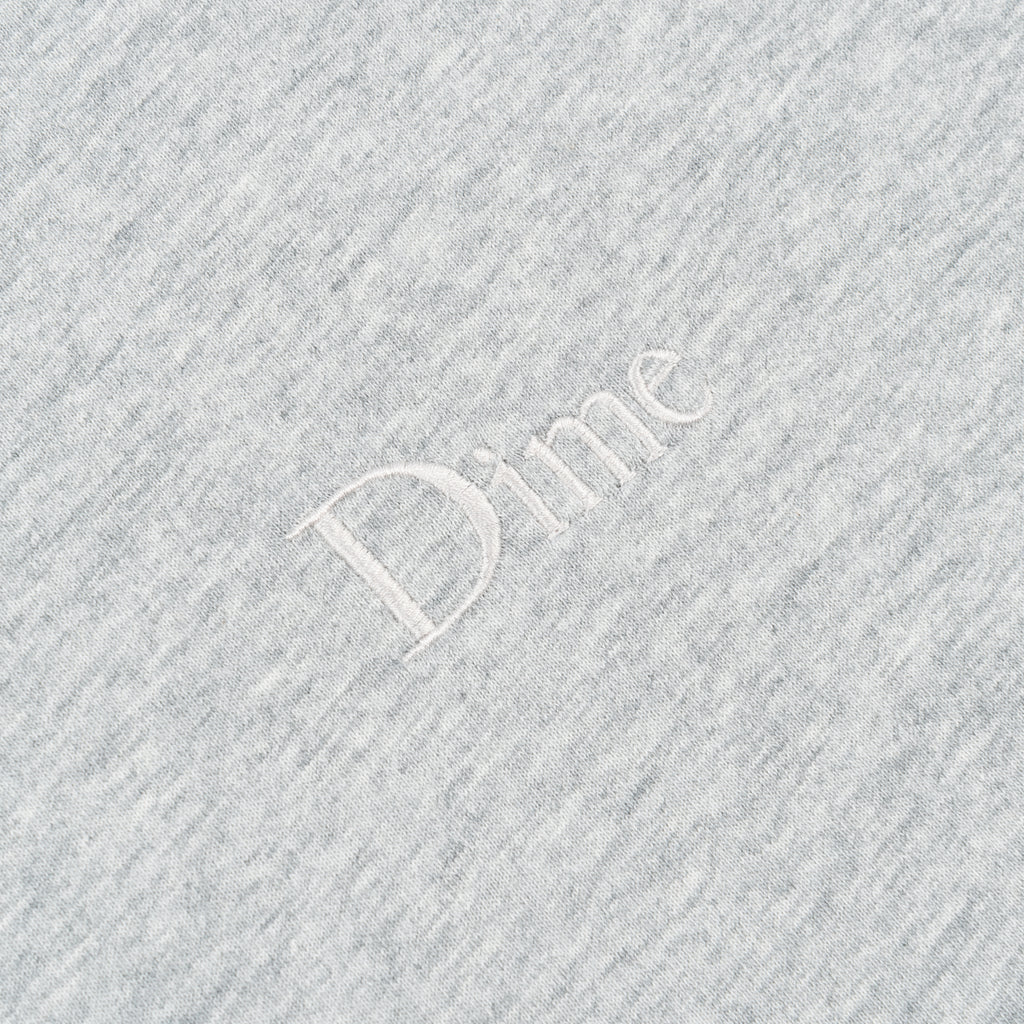 DIME MTL CLASSIC SMALL LOGO TEE HEATHER GREY