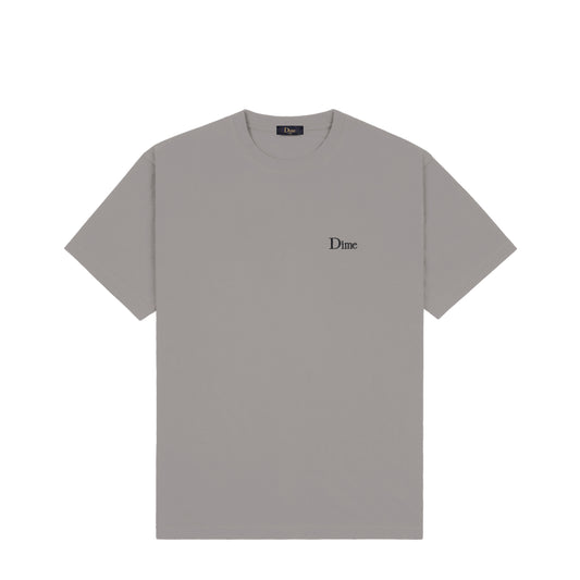 DIME MTL CLASSIC SMALL LOGO TEE CHARCOAL