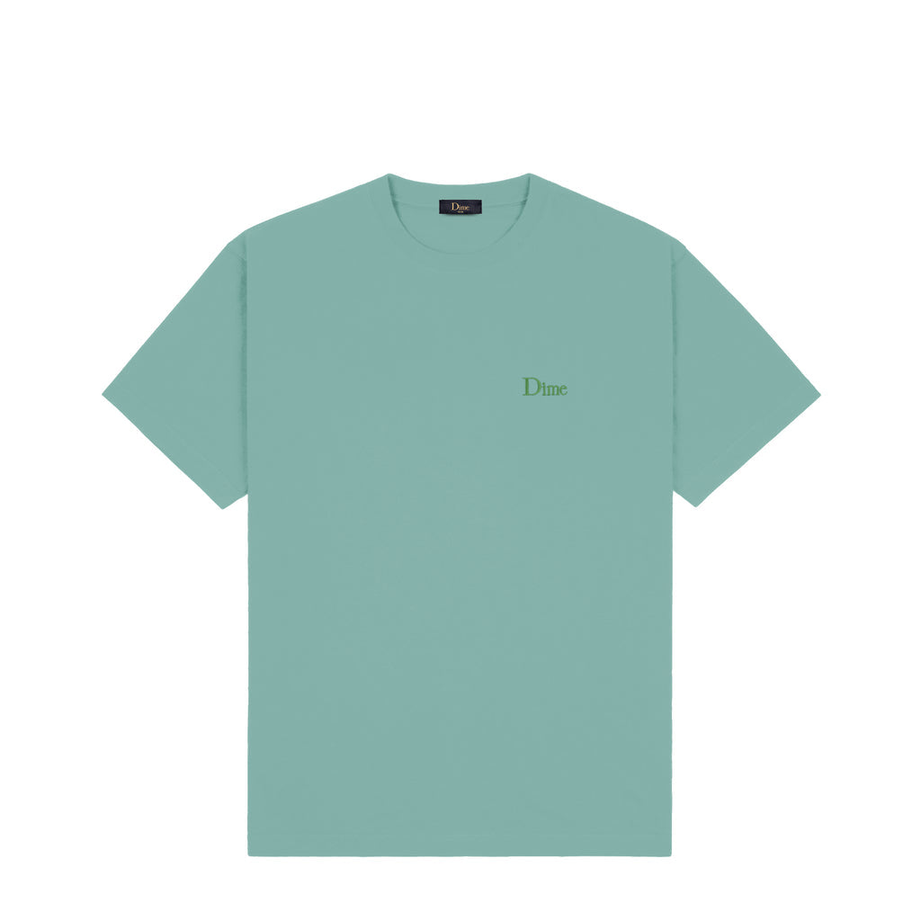 DIME MTL CLASSIC SMALL LOGO TEE SEAWEED