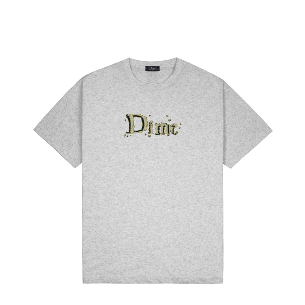 DIME MTL CLASSIC STONE TEE HEATHER GREY