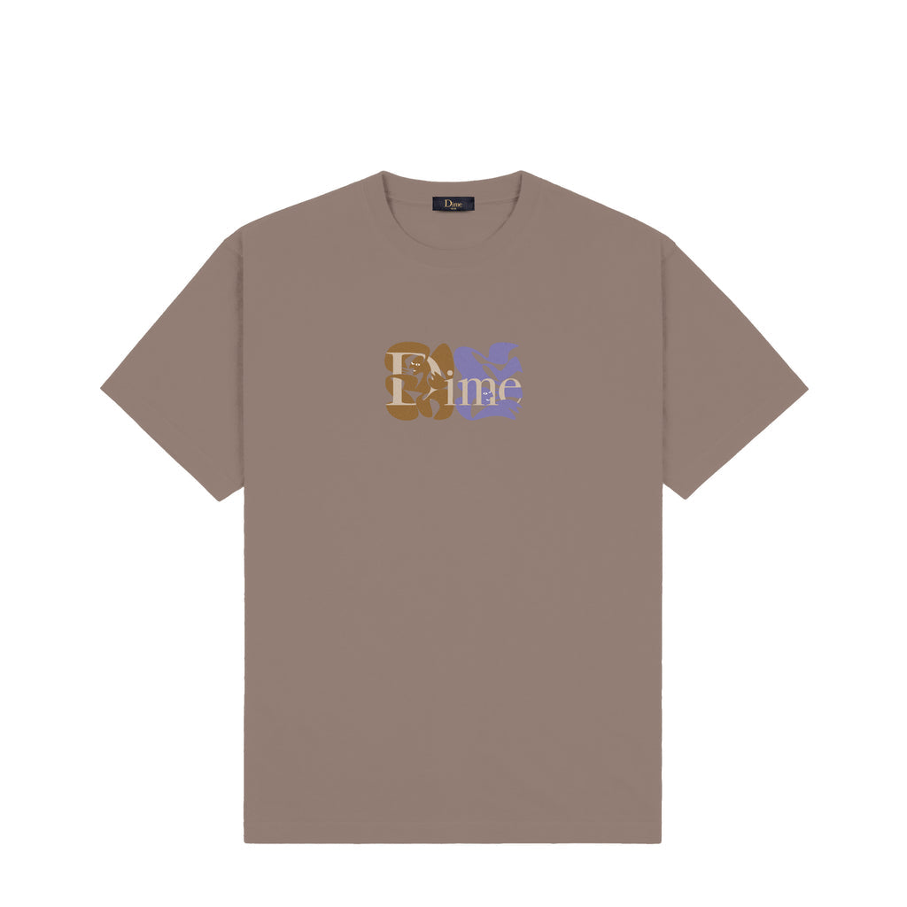 DIME MTL CLASSIC DUO TEE DEEP SEPIA