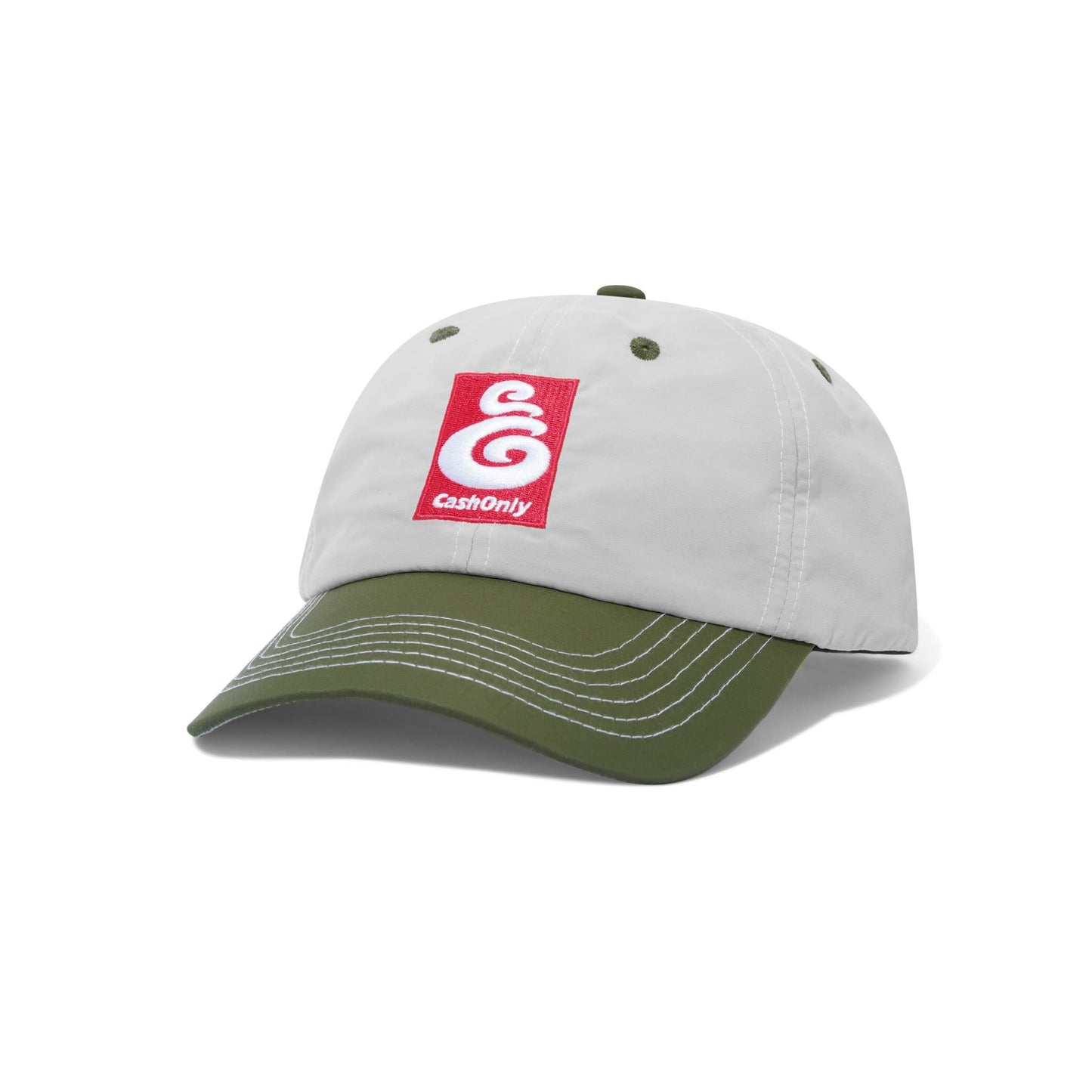 CASH ONLY DIST TOUR 6 PANEL CAP GREY