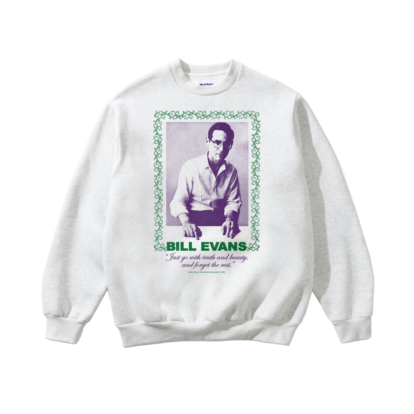 BUTTERGOODS TRUTH & BEAUTY CREWNECK ASH
