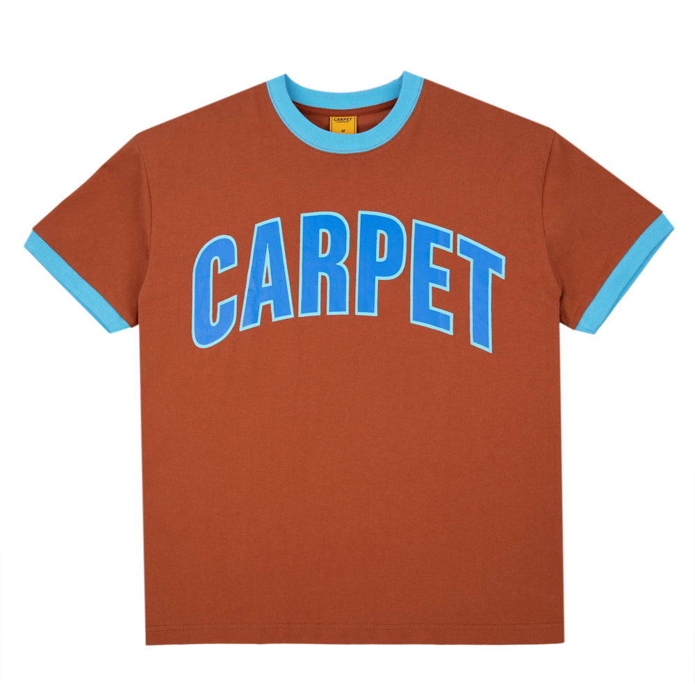 CARPET COMPANY VARSITY RINGER TEE BROWN