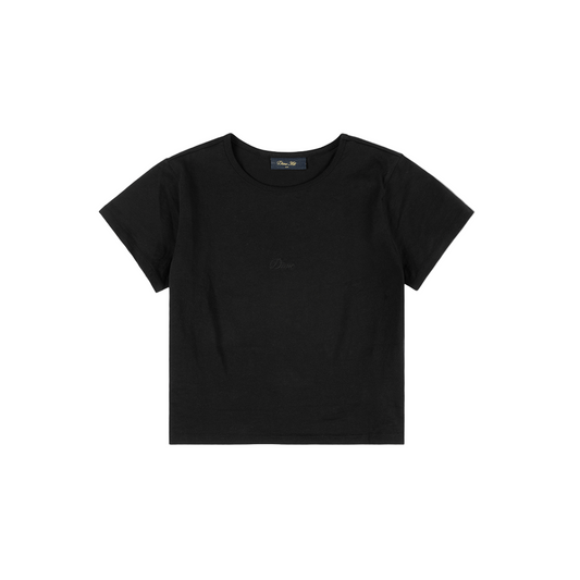 DIME MTL CURSIVE TEE BLACK