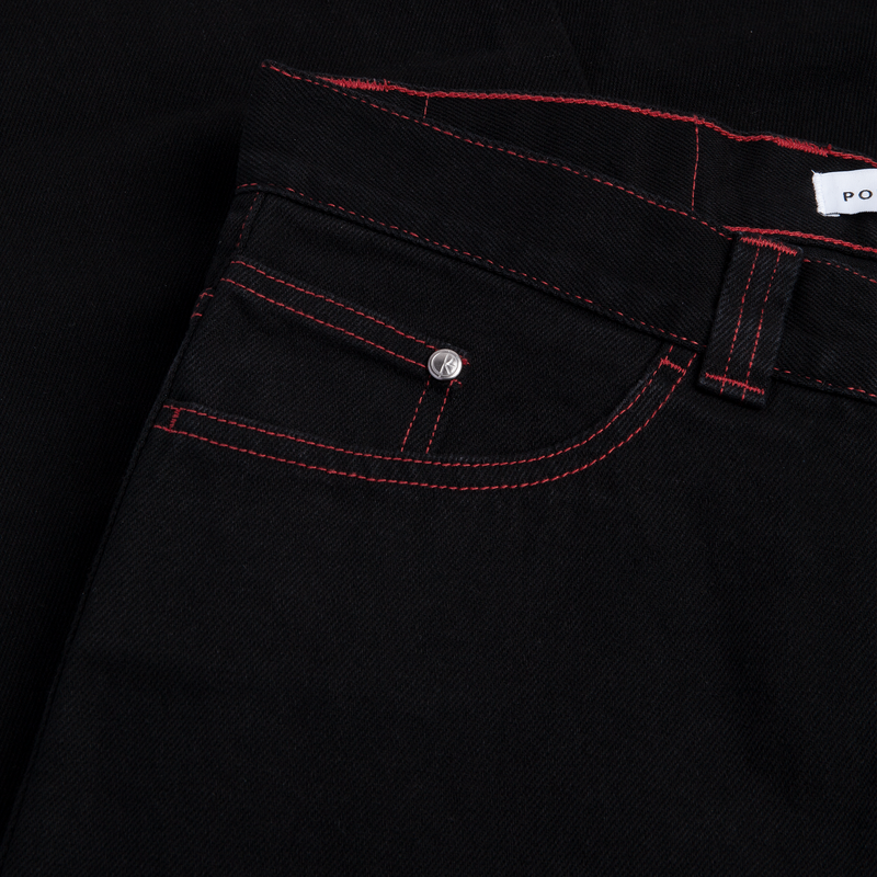 POLAR SKATE CO '93! DENIM APOCALYSPE NUN BLACK/RED