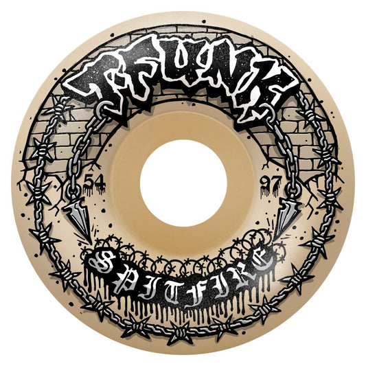 SPITFIRE WHEELS FORMULA FOUR T-FUNK RAW 54MM 97A