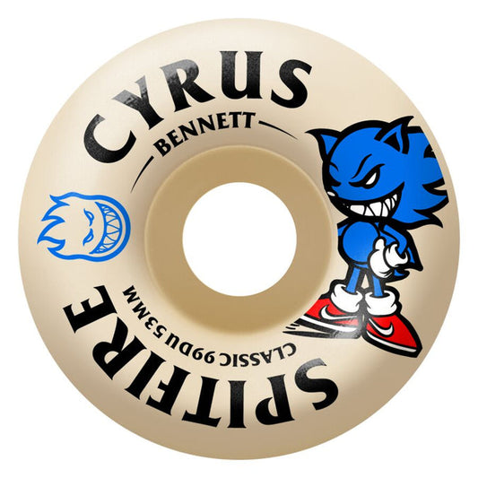 SPITFIRE WHEELS FORMULA FOUR BENNETT BURN SQUAD CLASSIC 53MM 99D