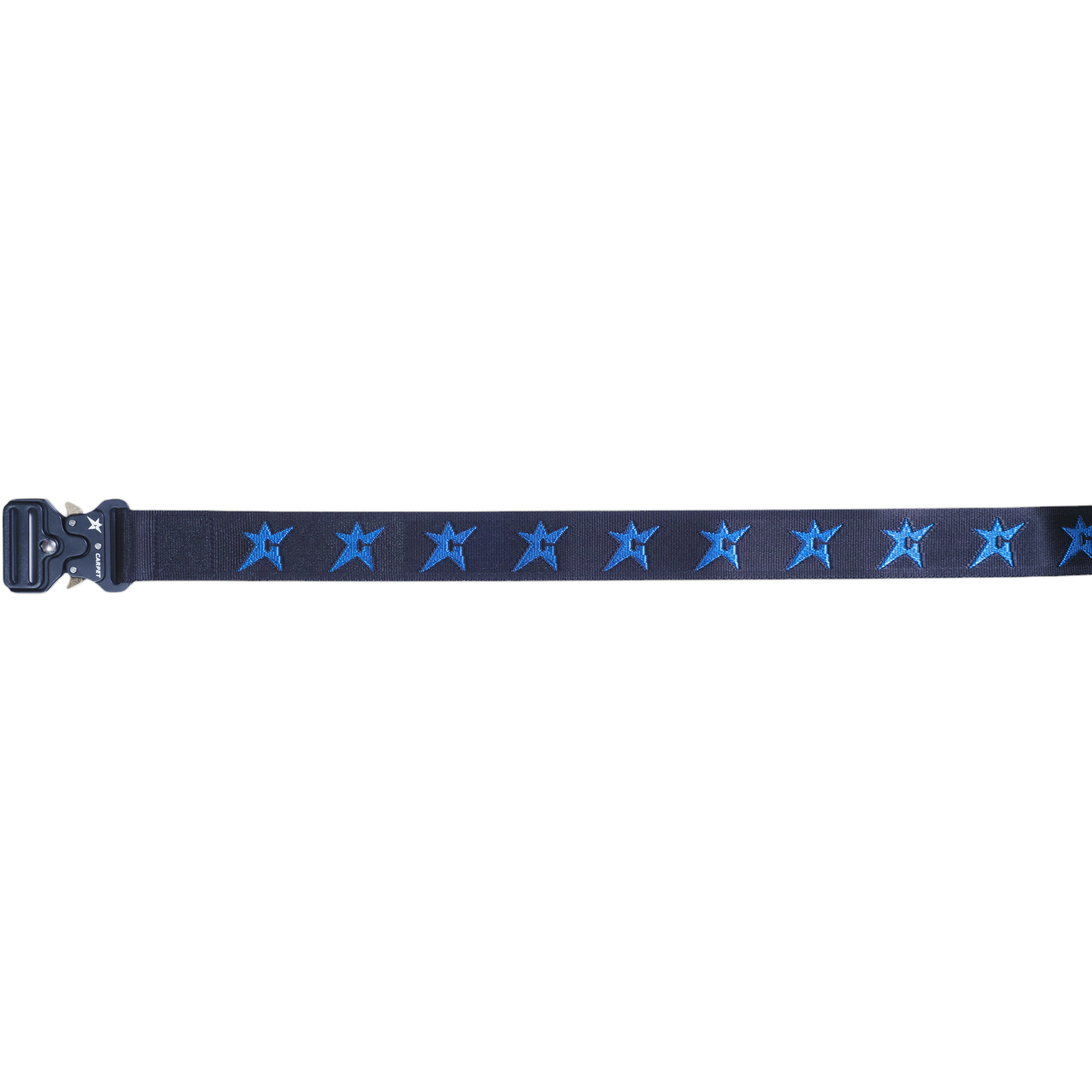 CARPET COMPANY WOVEN BELT BLACK/BLUE