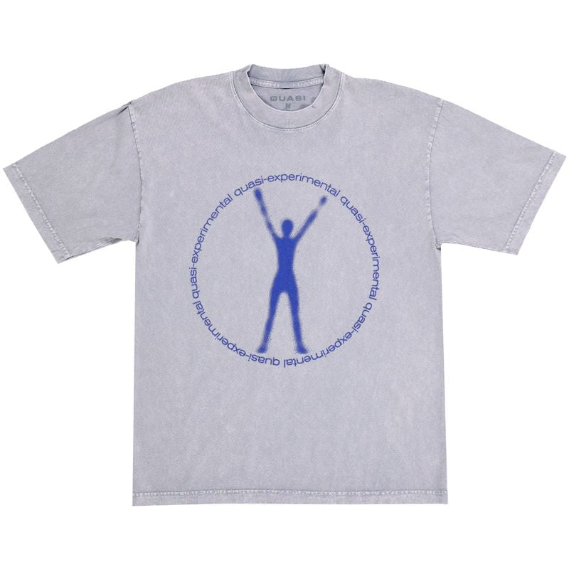 QUASI SKATEBOARDS VITRUVIAN GREY TEE